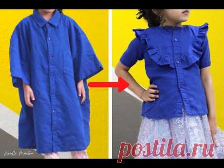 പഴയ  ഷർട്ട് ഉണ്ടോ  അടിപൊളി ടോപ് ആക്കിമാറ്റാം  |Old Shirt Reuse Ideas
