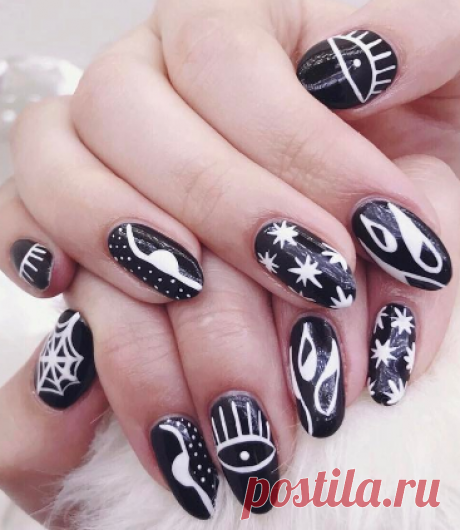 Kelseyanna Fitzpatrick в Instagram: «Thankyou for your incredible nail art @littlemythy 🖤 inspired by our favourite tattoo artist @alitbruce 😻🖤»