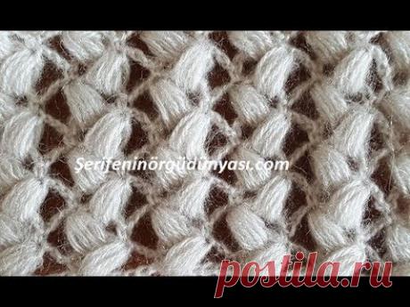 Tığ işi Laleler Yelek Lif ve Şal Modeli