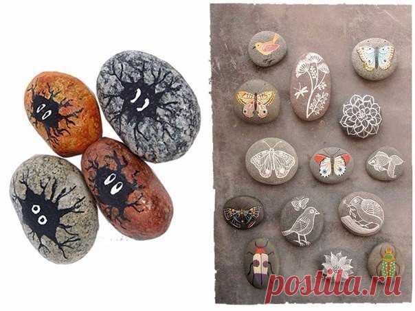 Идеи расписных камушков