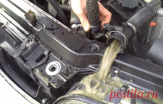 Дешевый способ промыть радиатор и патрубки внутри своими руками без СТО | Мастер-фломастер.Кирилл СТОшник  | Яндекс Дзен