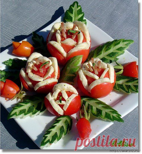 Закуска - &quot;РОЗЫ&quot;.