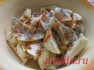 Картофель запеченный с грибами и томатами | Готовим вместе