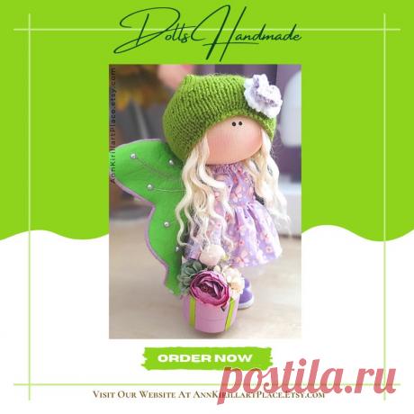 Butterfly Kids Decor Doll Handmade Tilda Room Decoration | Etsy