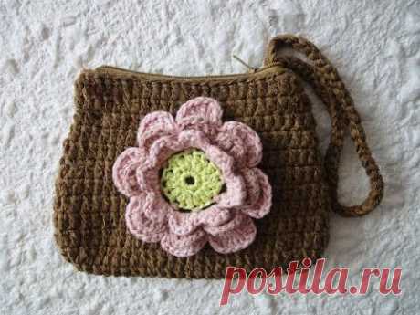 Маленькая сумочка ч-1 Small bags Crochet p-1