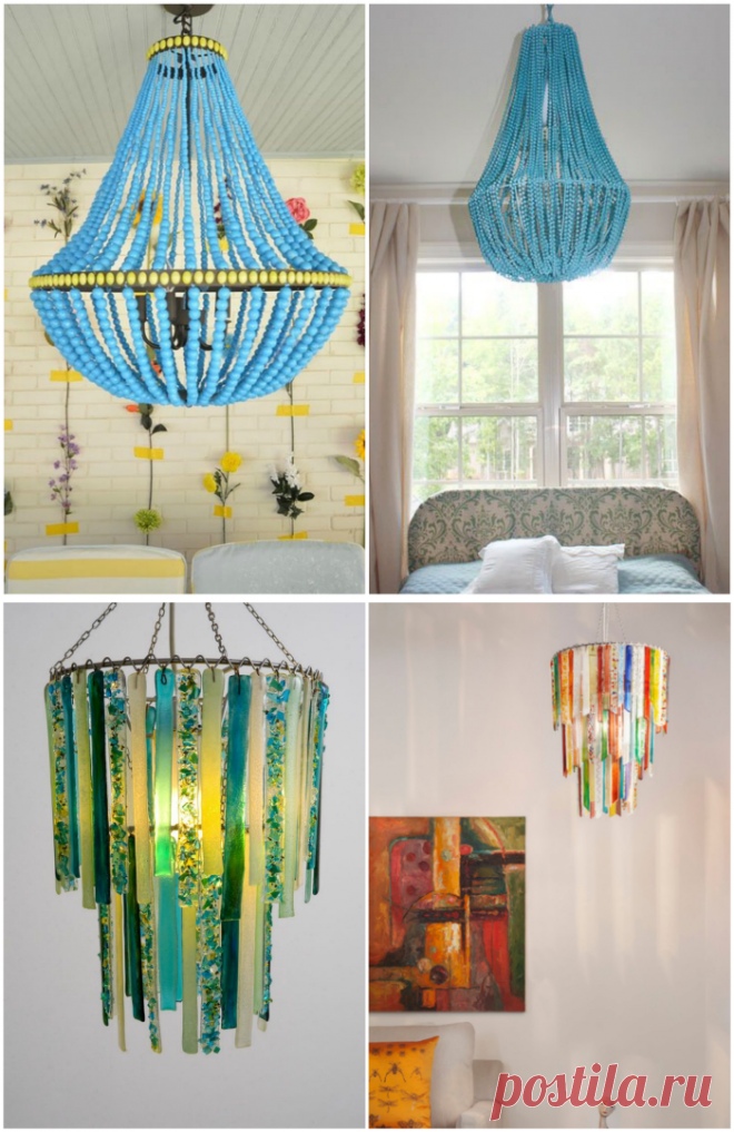 19 очаровательных идей создания и декора светильников