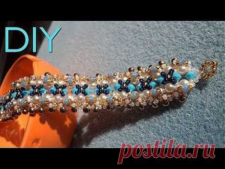 [Beadwork] |DIY| Xoxo Bracelet - YouTube