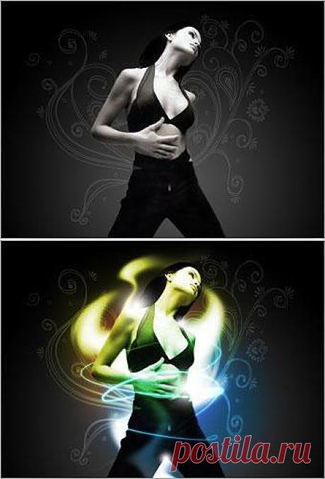 Игры со светом: фотомодель и вектор -> Demiart