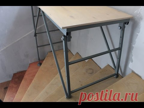 Удобные подмости и передвижной верстак. ВСЕ в ОДНОМ! Работа на лестницах, ровном полу,  улице. ч1/2