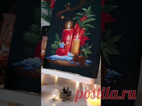В преддверии старого НГ Рождественский свет&quot; от #риолис #вышивкакрестиком #вышивка