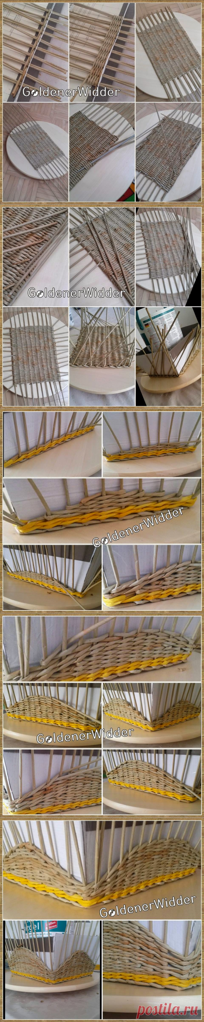 Корзинка-тележка для хлеба. МК | oblacco