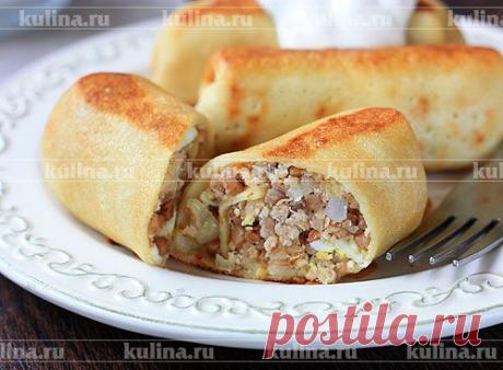 Блины, фаршированные гречкой и мясом – рецепт приготовления с фото от Kulina.Ru