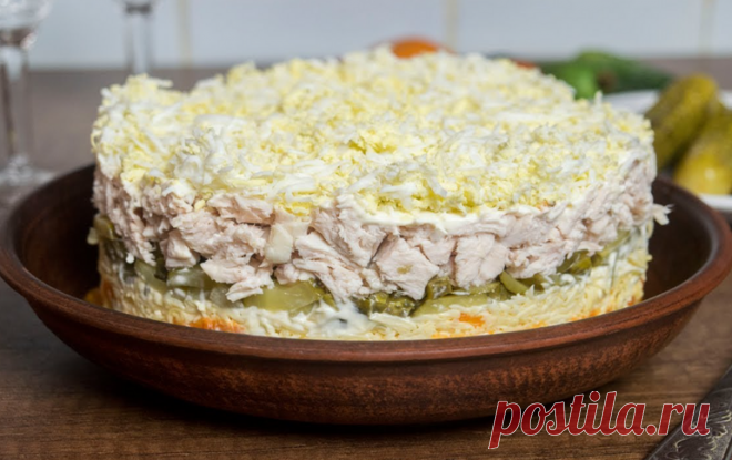 Салат с курицей 