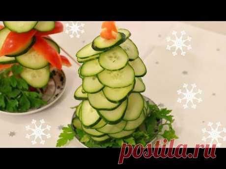 Ну, оОчень оригинальная - Овощная нарезка &quot;Елка&quot;!