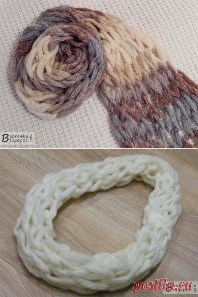 Сказочный ДОМИК: Вязанный шарф за час