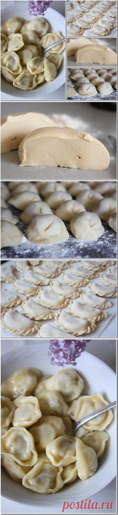 Вкуснейшее универсальное заварное тесто для вареников, пельменей, поз, чебуреков....