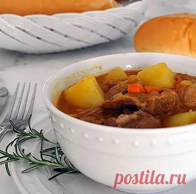 Готовим тушеную телятину с овощами