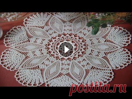ПРОСТАЯ И КРАСИВАЯ САЛФЕТКА КРЮЧКОМ. СХЕМА ВЯЗАНИЯ. 1-Я ЧАСТЬ. Вязание крючок схема. Простая и красивая салфетка крючком. ПЕРВАЯ ЧАСТЬ: с 1-го по 11-й ряды. СХЕМА: 0:22. ВТОРАЯ ЧАСТЬ с 12-го по 18-й ряды: https://...