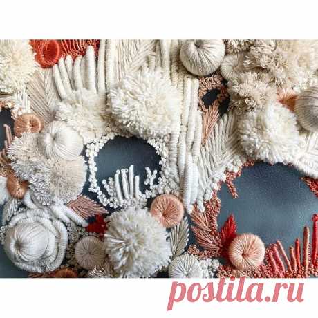 Вышивка в 3D: рукодельный instagram недели — Мастер-классы на BurdaStyle.ru