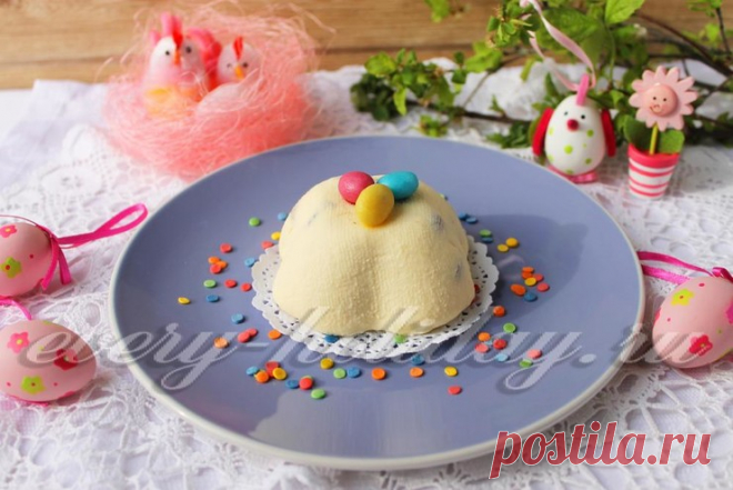 Пасха с лимонной цедрой, рецепт