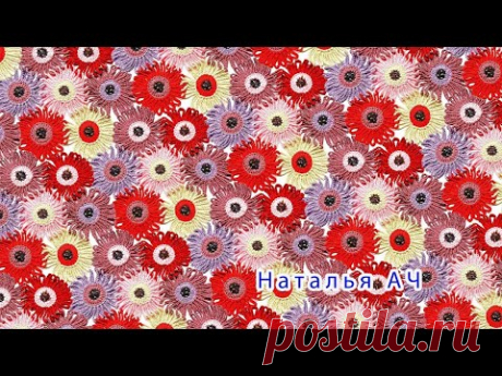 Плед из гербер крючком - Сrochet gerbera plaid - Мастер-класс