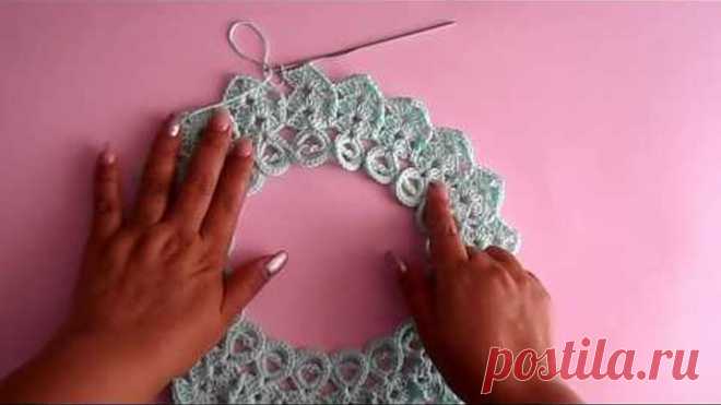 Blusa a crochet - ganchillo - tejida para dama - facil y rapido - parte #1