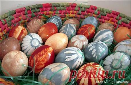 Используем природные натуральные красители для пасхальных яиц | Самоцветик