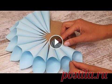 Очаровательная ПОДЕЛКА на 8 Марта из цветной бумаги. Красиво Легко Изящно! DIY Здравствуйте, в этом видео делюсь как сделать красивую-красивую поделку на 8 Марта своими руками! Ниточку можно и не использовать если хорошо закрутит...