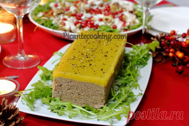 Паштет из утки с апельсиновым желе | Picantecooking