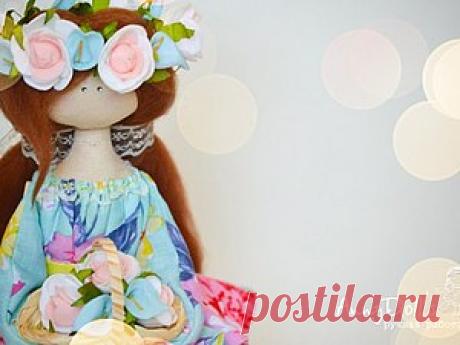 Сидячая куколка (на примере Садовой Берегини) - Ярмарка Мастеров - ручная работа, handmade