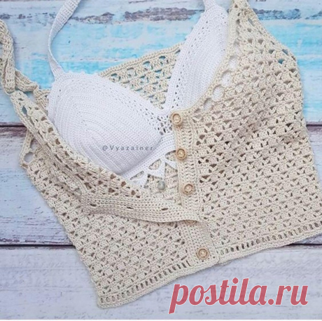 Вяжем летний топ
