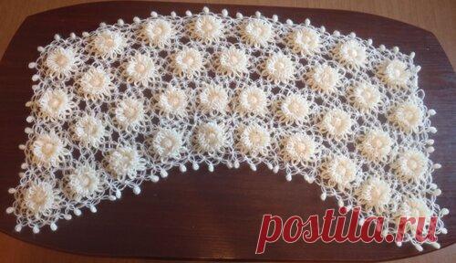 Шали с цветами на луме