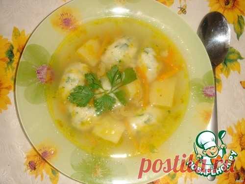 Куриный суп с клецками Кулинарный рецепт