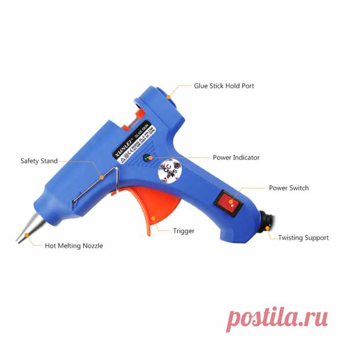 XL E20 High Temp Нагреватель Расплава Горячее Оружие Клея 20 Вт Руку с 50 Клей Палочки Трансплантата Ремонта Инструмент Термофен купить на AliExpress
