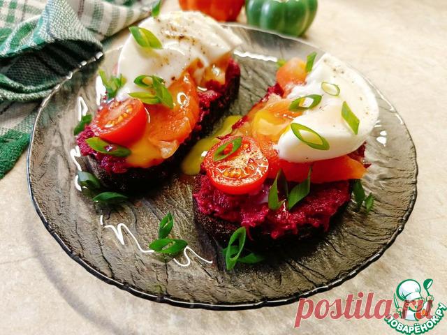 Бутерброд с форелью и яйцом. Вкусные бутербродики на завтрак или быстрый перекус. Америку не открою, но аппетит у вас разбужу! :)