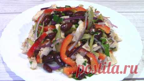 2 Легких Закусочных Салата из Фасоли без Майонеза за 20 Минут! | КУЛИНАРИЯ ОТ ИРИНЫ | Яндекс Дзен