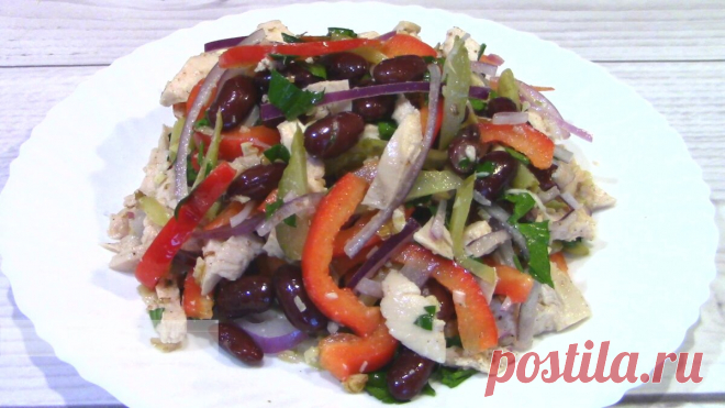 2 Легких Закусочных Салата из Фасоли без Майонеза за 20 Минут! | КУЛИНАРИЯ ОТ ИРИНЫ | Яндекс Дзен