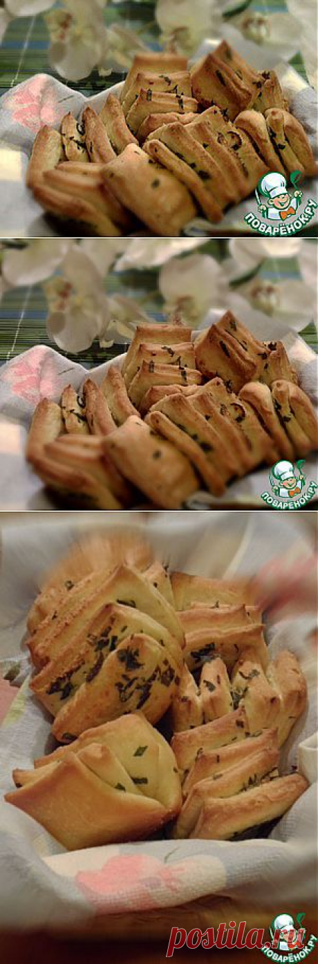 Чесночные гармошки - кулинарный рецепт
