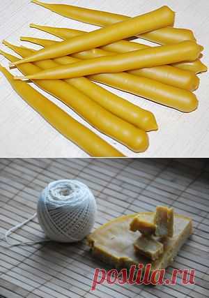 Свечи из воска маканые - Ярмарка Мастеров - ручная работа, handmade