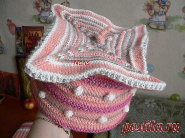 Детская шапочка с четырехугольным верхом.
Изготовление на заказ детской одежды, аксессуаров, предметов интерьера. Все вещи связаны в помещении свободном от домашних животных и табачного дыма. Мне нравится создавать качественные, красивые, уютные, выполненные с душой, вещи. Я отправляю посылки в любую точку мира. КОНТАКТЫ: noris-ekb@mail.ru https://vk.com/irinakharlova