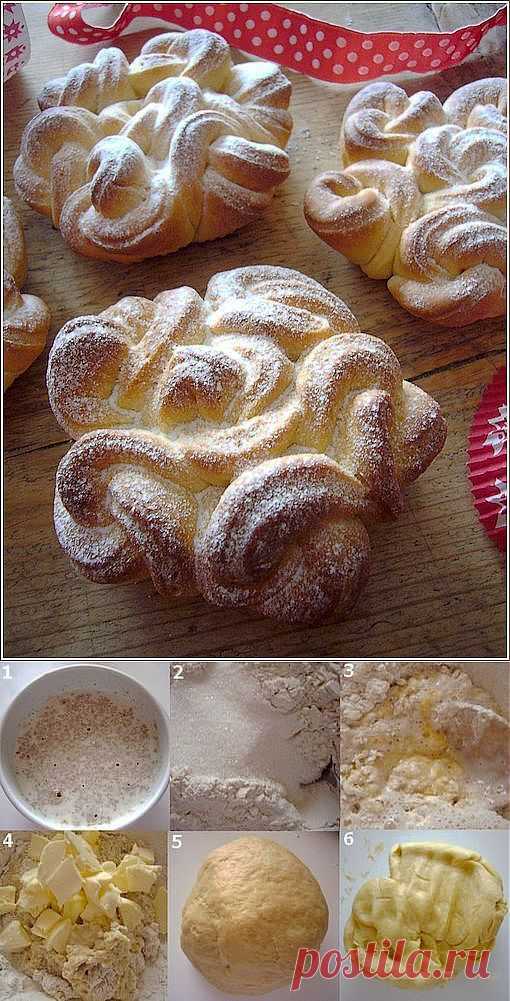Воздушные кружевные булочки.