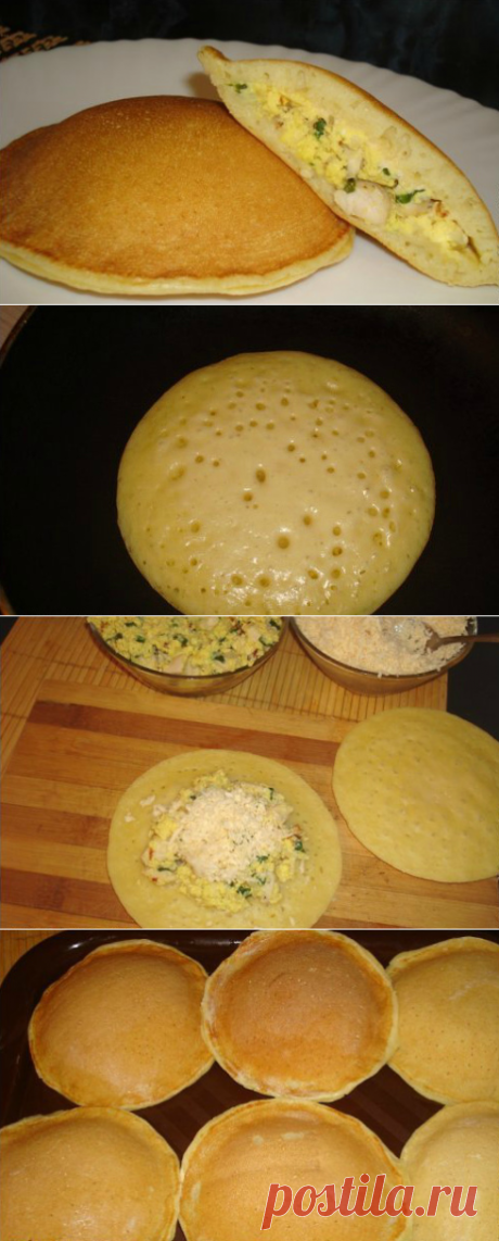 Вкусные блинчики с начинкой по-новому