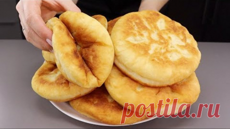 Могу есть каждый день! ПЫШНЫЕ ЛЕПЁШКИ с начинкой! ПРОСТОЙ РЕЦЕПТ выпечки!