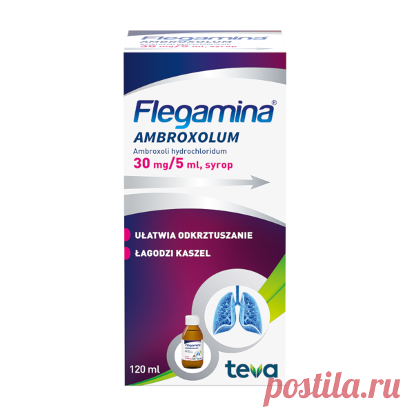 Flegamina ambroxolum 0,015 g/5ml 120ml Syrup Flegamina ambroxolum UK 0.015g / 5ml is a medicinal product for use in acute and chronic lung and bronchial diseases in which mucus secretion is disturbed.