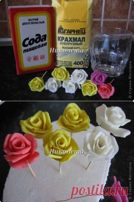 самый простой рецепт холодного фарфора (мастики) БЕЗ КЛЕЯ!!! | Страна Мастеров