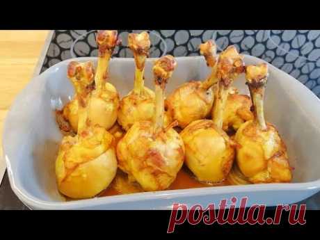СОЧНЫЕ КУРИНЫЕ ГОЛЕНИ с куркумой и соевым соусом