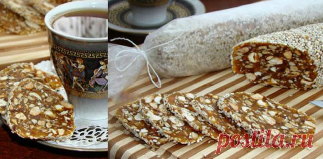 КОЛБАСКА К ЧАЮ ГОТОВИТЬСЯ МГНОВЕННО, ОЧЕНЬ ВКУСНЫЙ ДЕСЕРТ! | NashaKuhnia.Ru