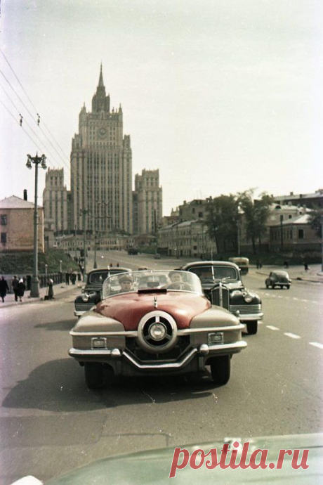 Архивные фотографии чемпионата СССР по автомобильным гонкам 1956 года