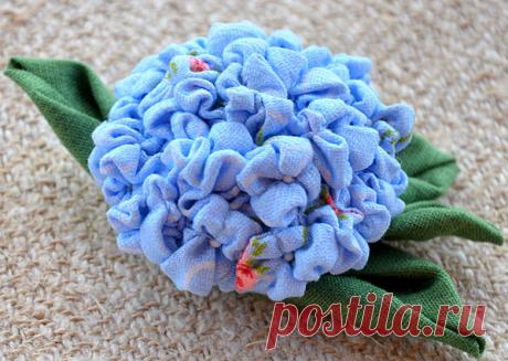 Брошь в японском стиле «комоно»