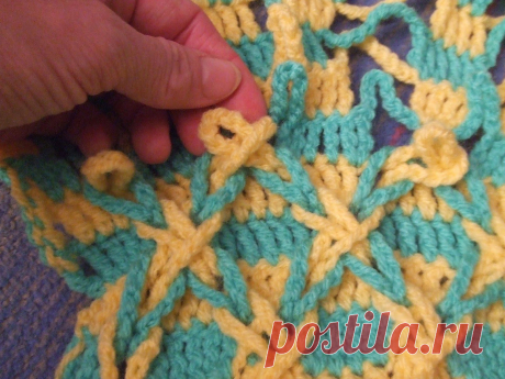 My world of crochet: Tutorial Polnischer Stern: Die Verschlingung